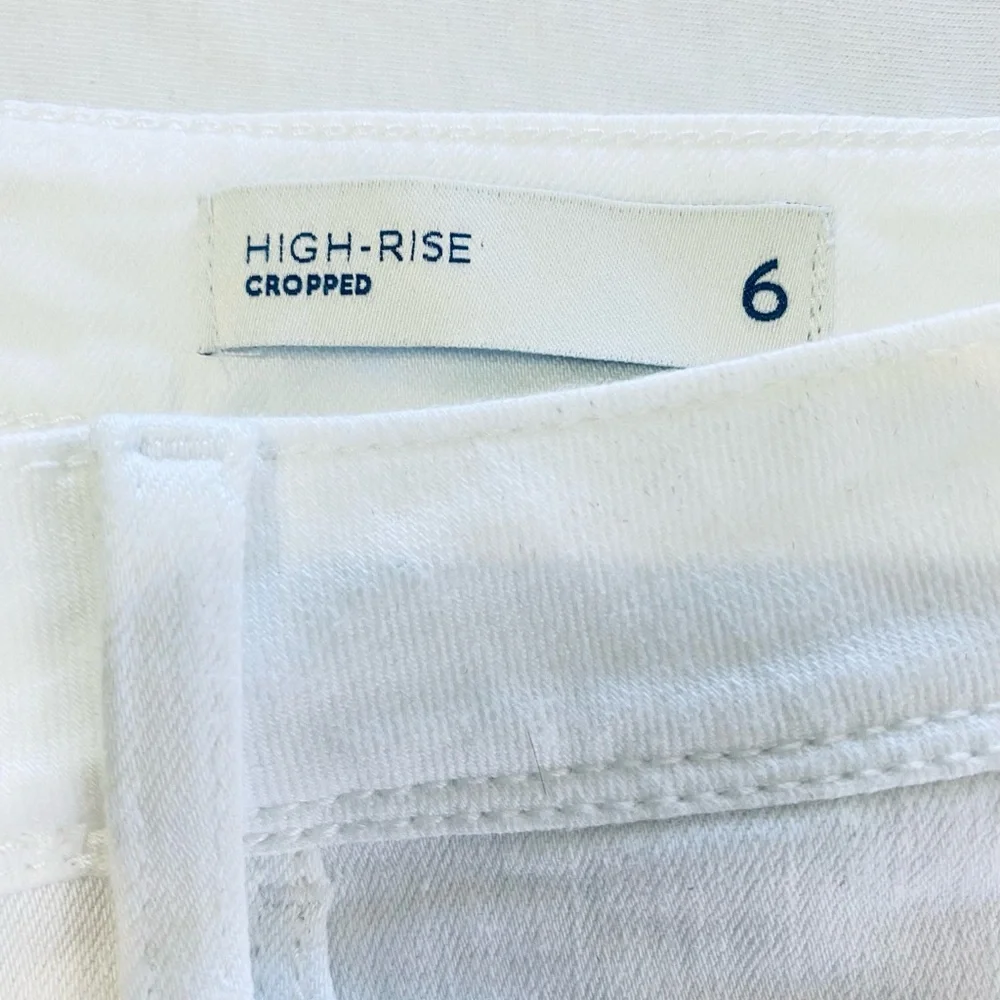 J. Jill Women's Bright White Straight Leg Jeans